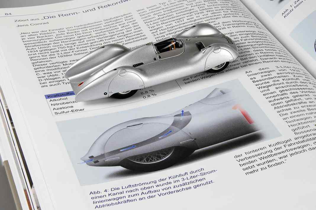 ‘38 Auto Union D Stromlinie von Minichamps in 1:43 - D wie Donnerwetter