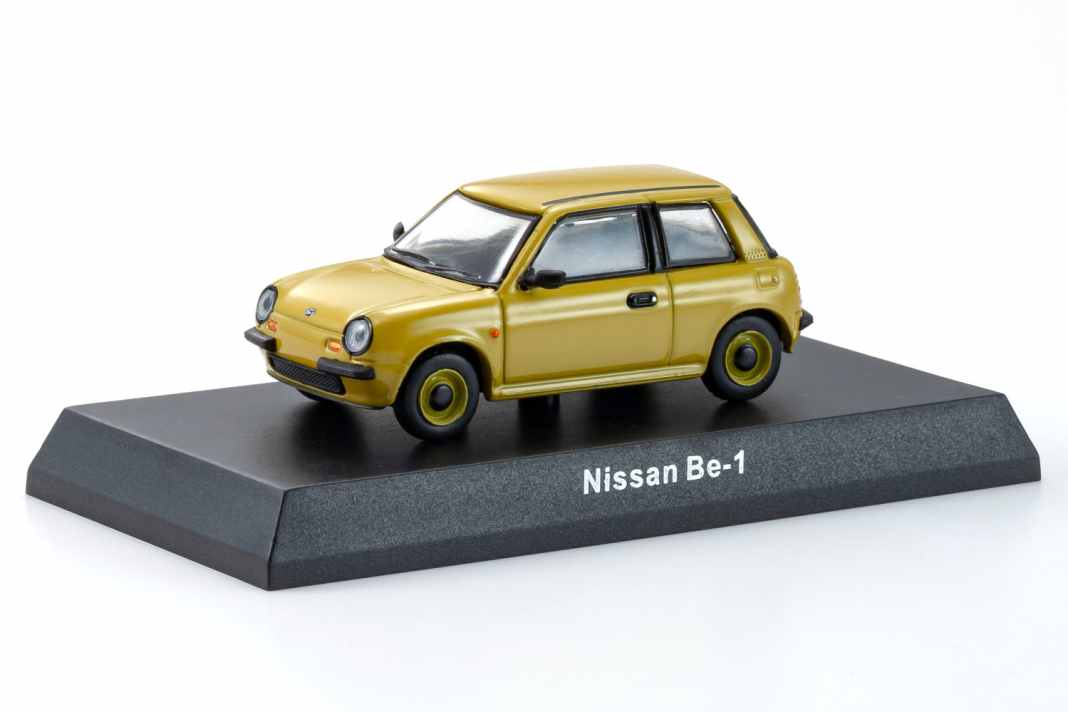 Kyosho bringt den Nissan Be-1 im Miniaturformat 1:64 und zwei neuen Farben