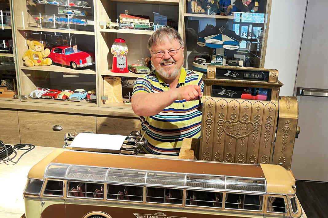 Neues im Modellauto-Museum Bernau – Angebaggert