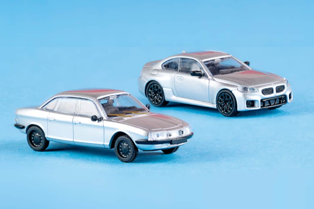 NSU Ro 80 und BMW M2 von Minichamps in 1:87 - Ro & rassig