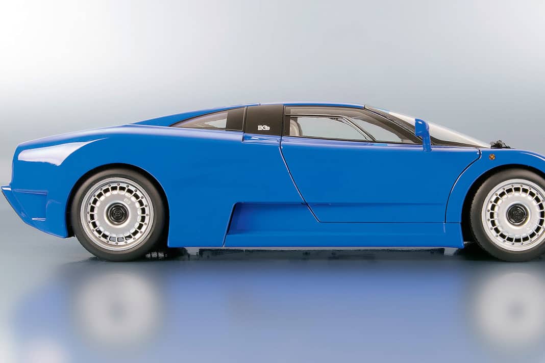 ‘91 Bugatti EB 110 von KK-Scale in 1:12 - Der Überflieger