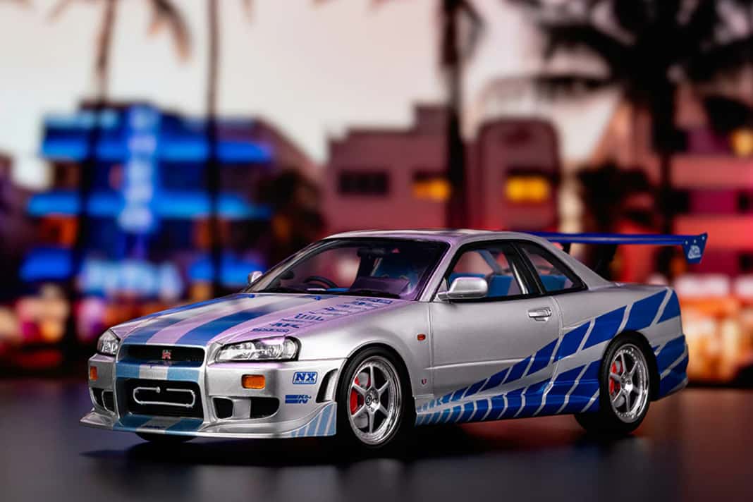 Jada Toys zeigt Brians Skyline aus “Fast & Furious” als Resine-Boliden in 1:18