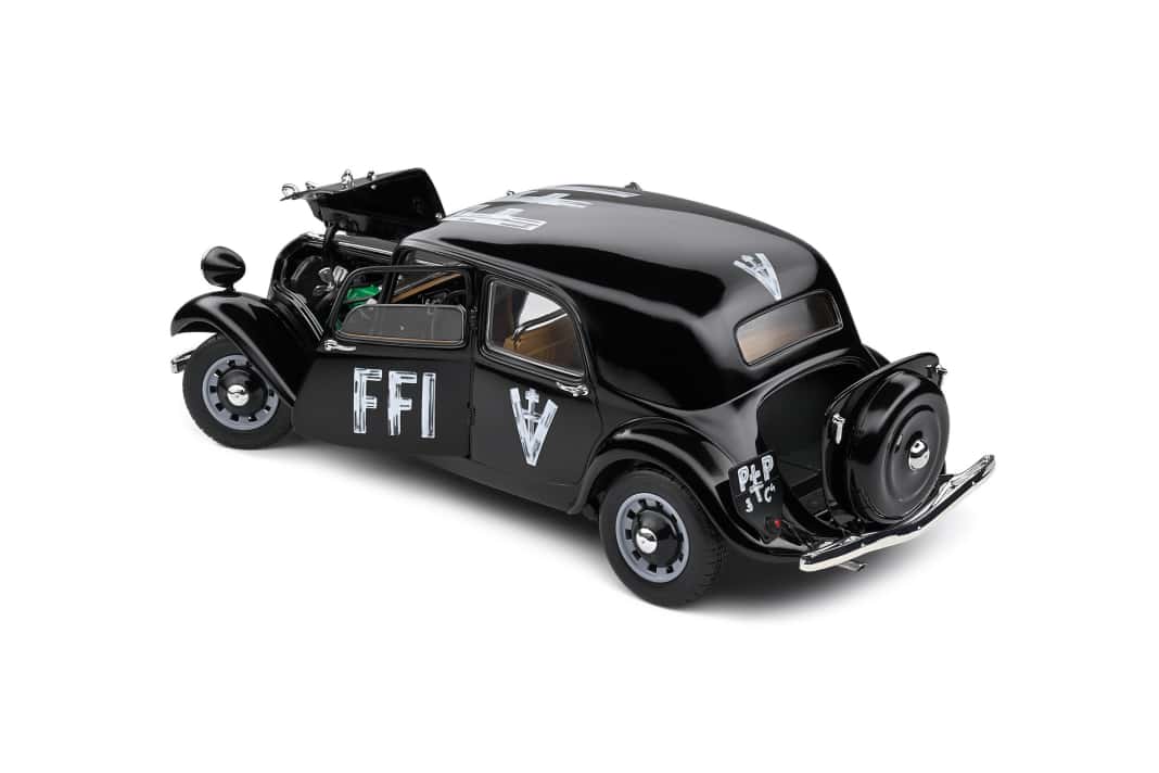 Diesen 1:18-Citroen fuhren die Guten. Solido bringt Traction Avant “FFI”!