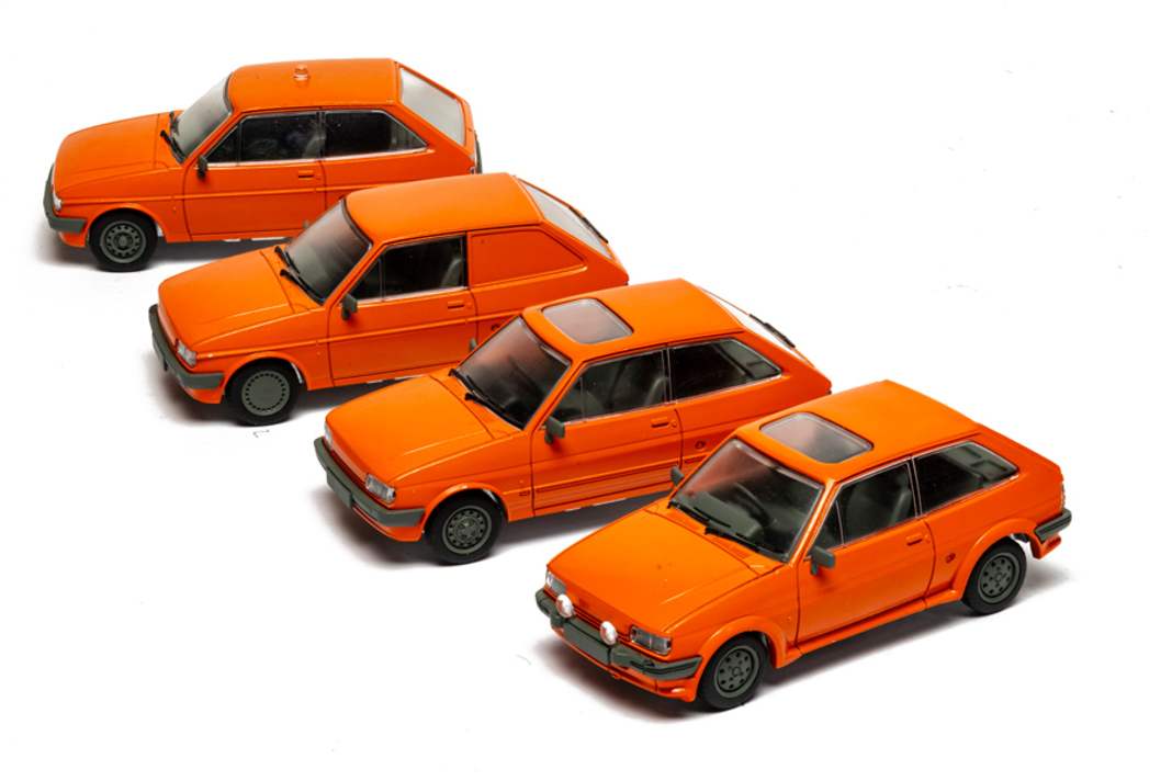 Corgi ist beim Ford Fiesta XR2i in 1:43 einen Schritt weiter!