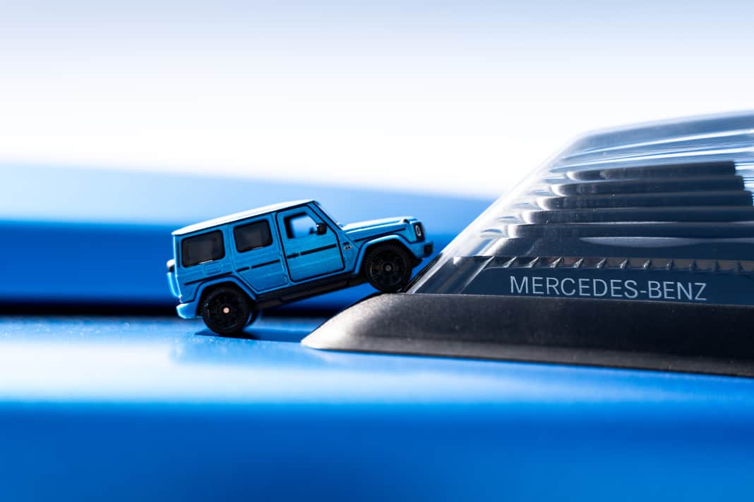 Matchbox bringt Elektro-G-Klasse aus recyceltem Die Cast in 1:64
