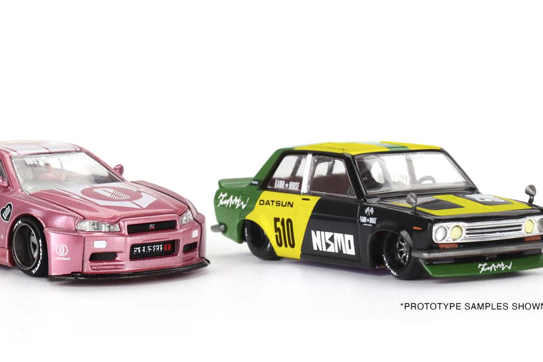 Mini GT bringt drei verrückte Kaido-House-Japaner von Chevy bis Nissan in 1:64