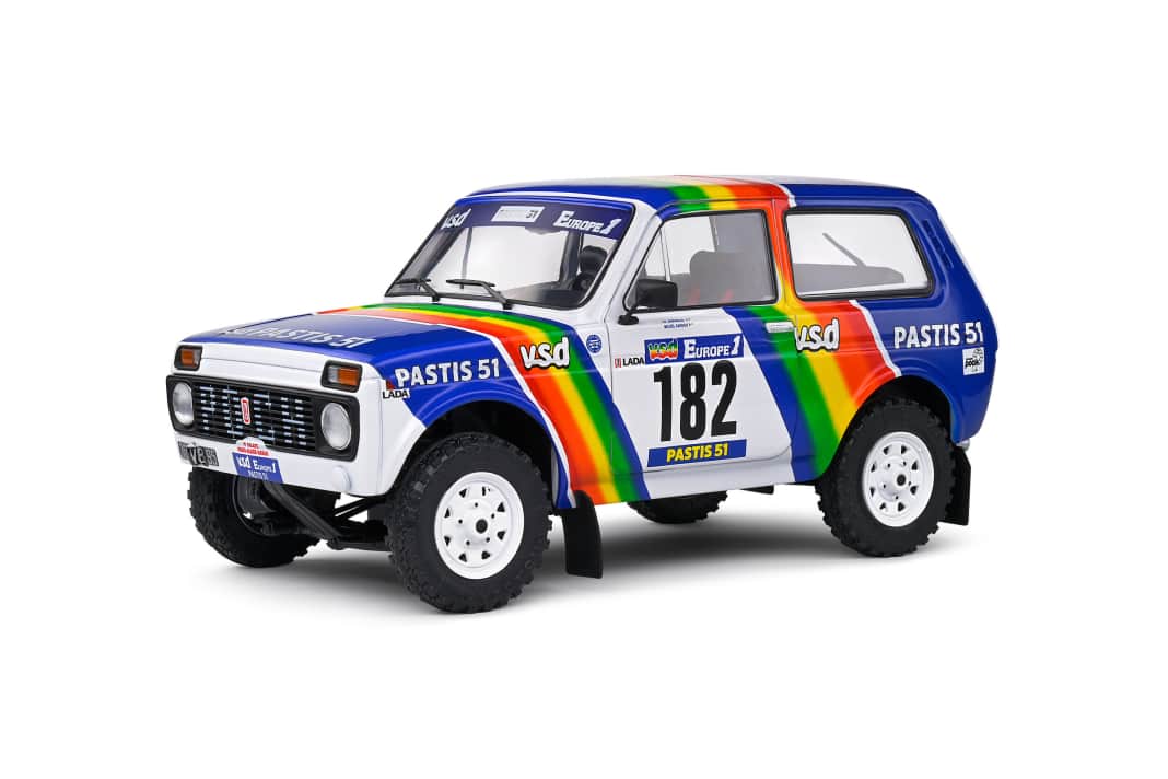 Solido bringt den Paris-Dakar-Lada des Formel-1-Piloten in 1:18