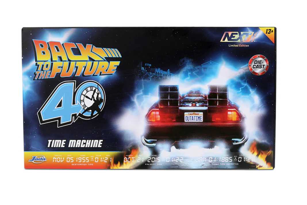 DeLorean-Zeitmaschine kehrt bei Jada chromglänzend in 1:24 zurück