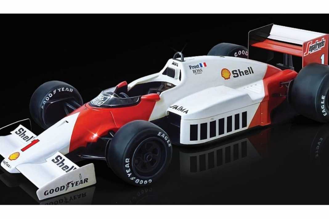Italeri stellt im Mai den 1:12-Bausatz des McLaren MP4/2C auf die Pole