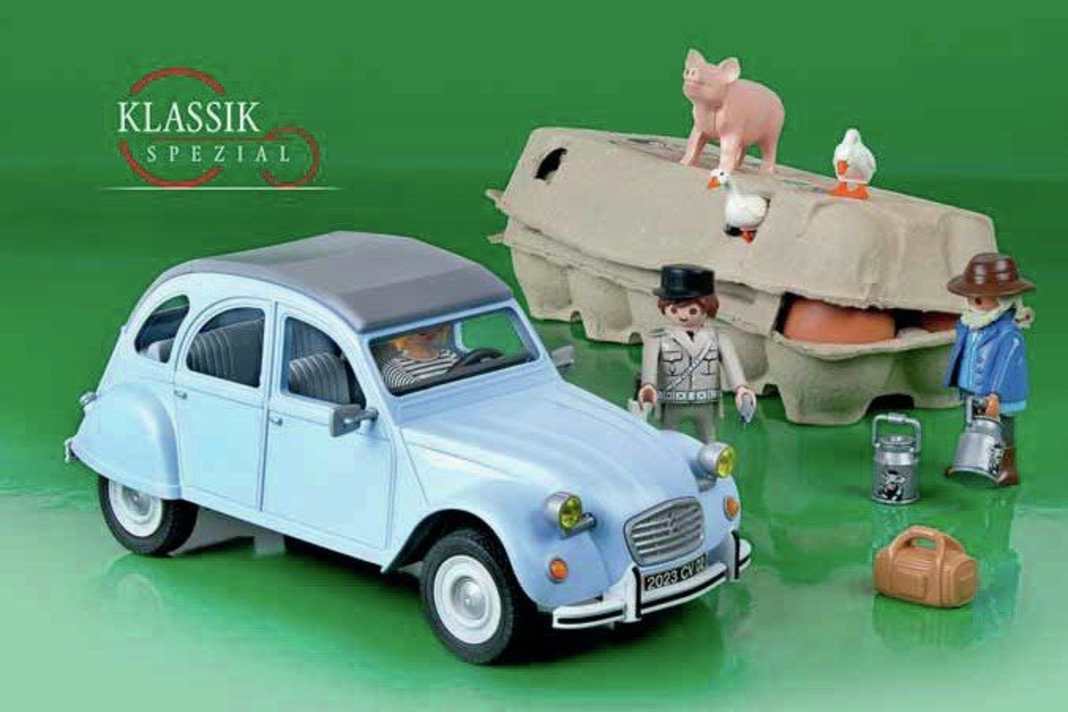 Citroen 2 CV von Playmobil in 1:22,5 - Wo sind die Eier?