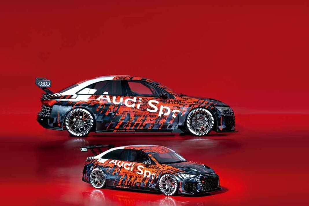 2022 Audi RS 3 LMS von Minimax in 1:43 und 1:18 – Ringe-Renner