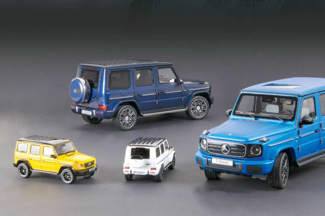 Neue G-Klasse von Norev in 1:43 und 1:18 - Blau gemacht?