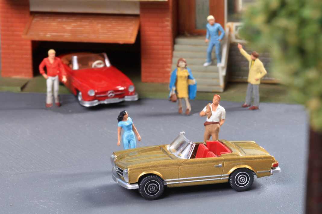 Die Mercedes-Benz SL von Wiking in 1:87 - Sternschnuppen