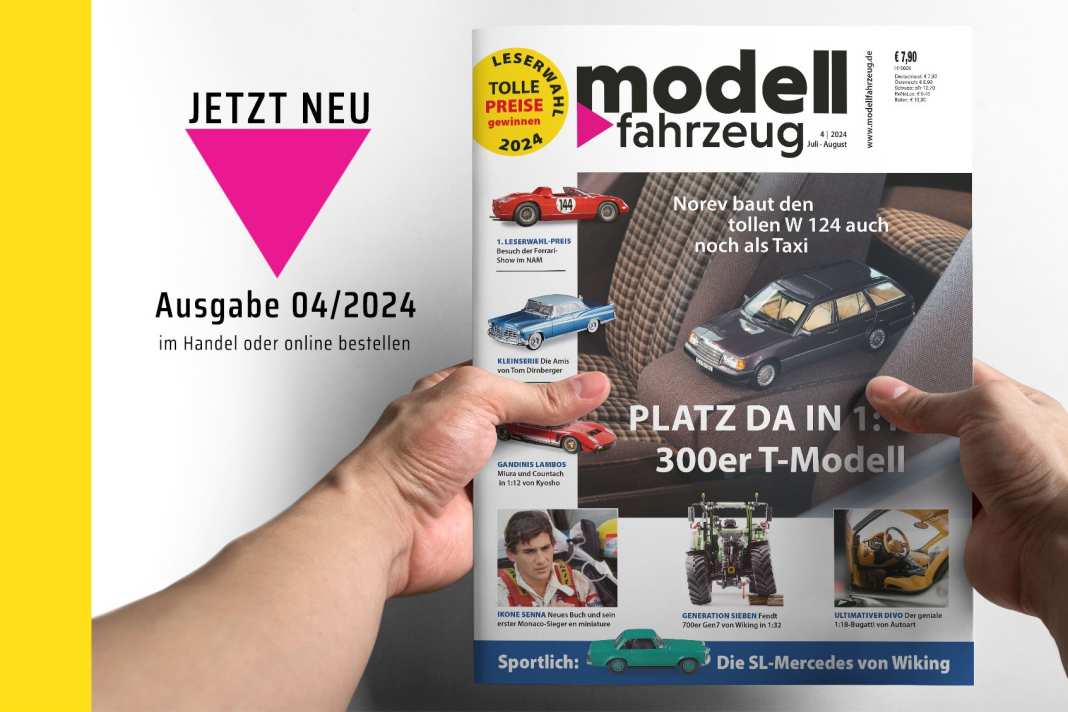 Heft 4/2024 von MODELL FAHRZEUG ist am Kiosk – im neuen Design!