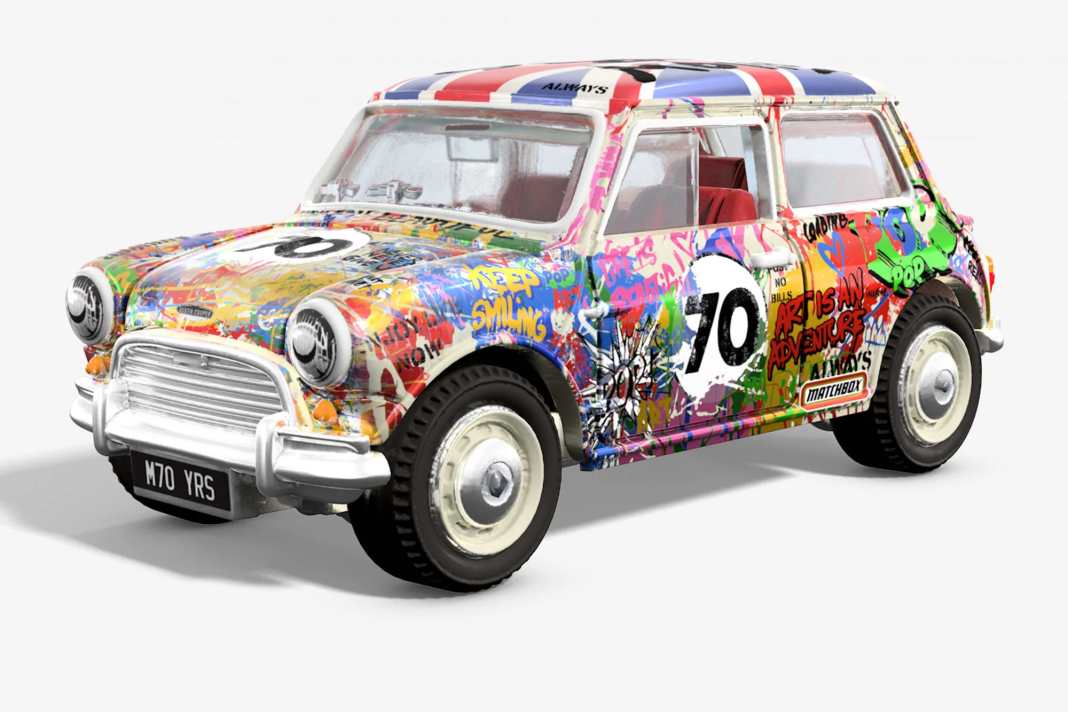 Mattel animiert Mr. Brainwash zum Mini-Kunstwerk in 1:64