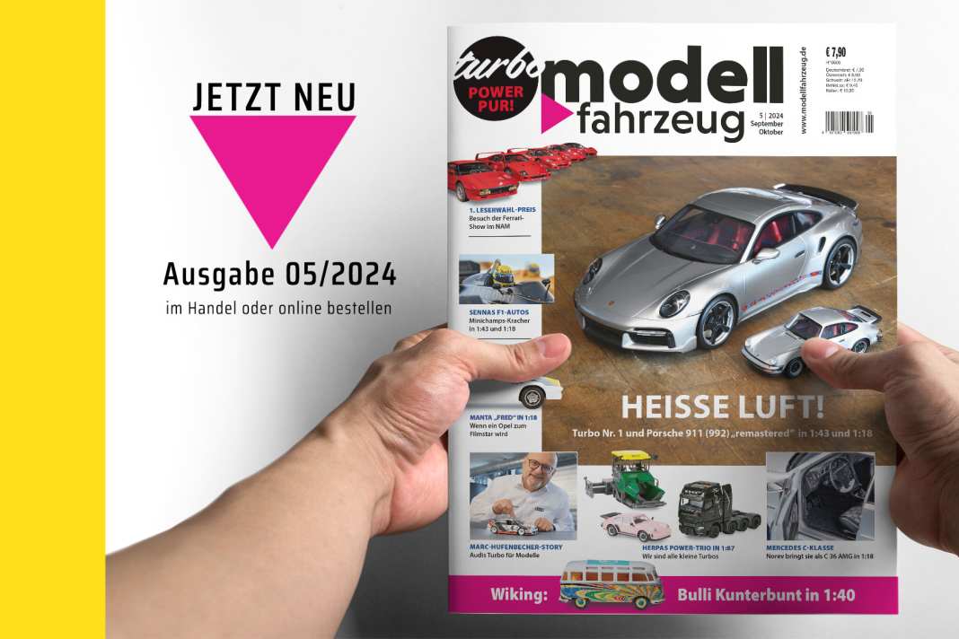 Heft 5/2024 von MODELL FAHRZEUG ist da und feiert den Turbo-Motor mit tollen Stories