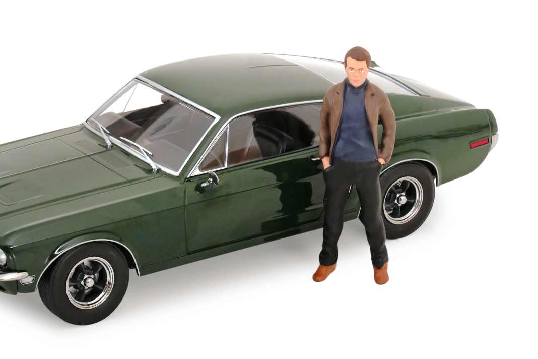 ‘68 Ford Mustang 390 VE V8 Fastback von KK-Scale in 1:18 - Bullittproof