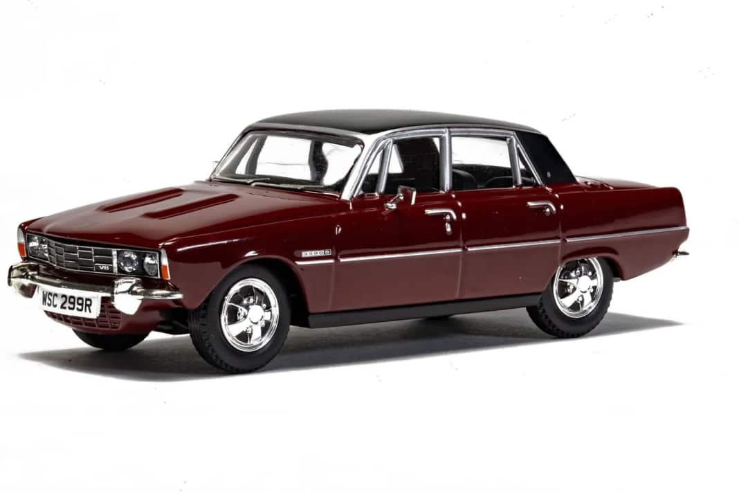 Corgis Rover P6 V8 in Richelieu-Red setzt britische 1:43-Tradition fort