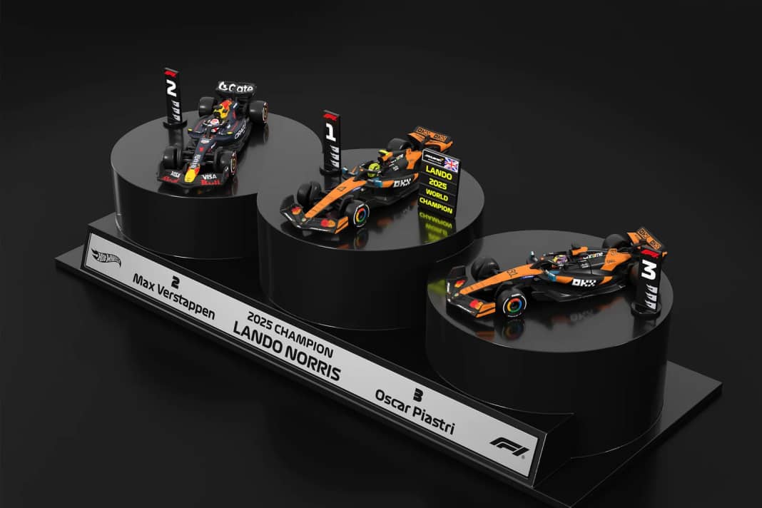 Hot Wheels enthüllt Formel-1-Podium-Überraschung für 2026