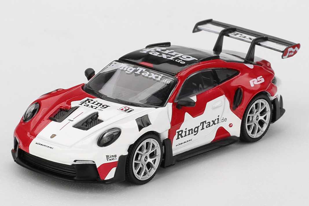 Mini GT kündigt Ringtaxi des 911 (992) in 1:64 an