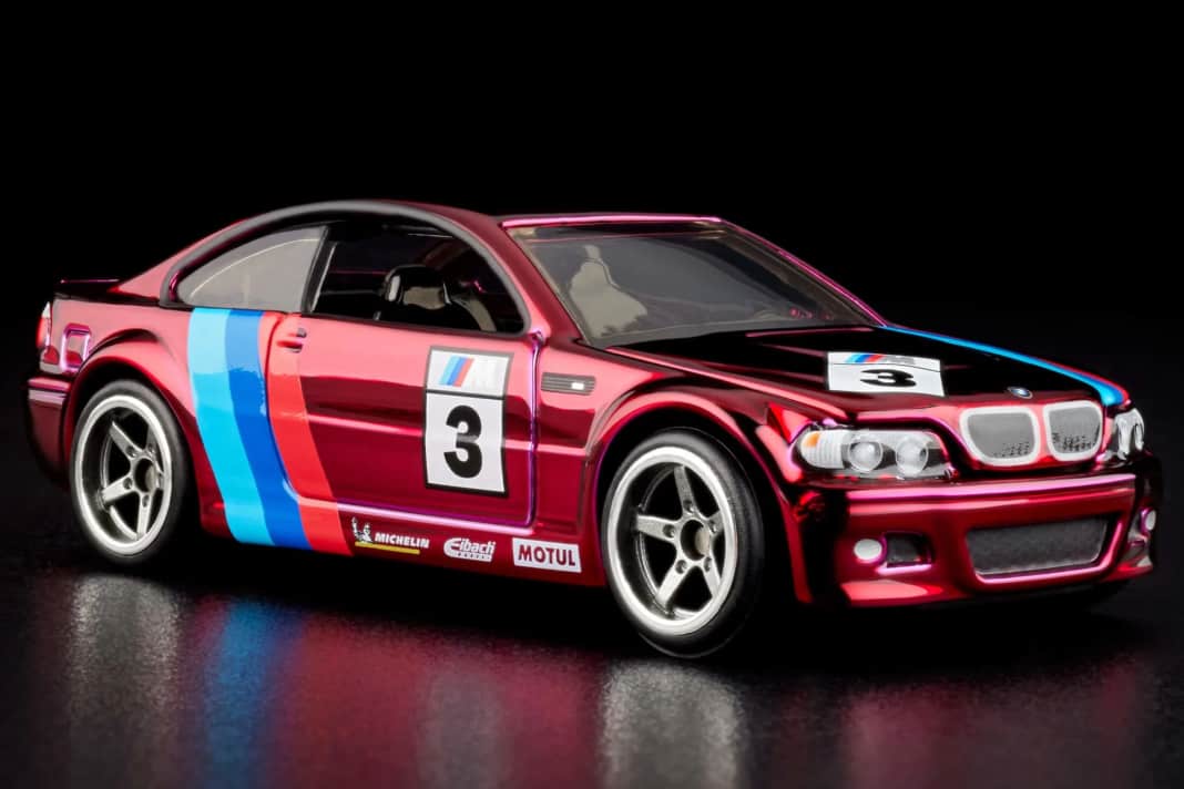 Diesen heißen Hot-Wheels-BMW gibt es im Red-Line-Club als 1:64er