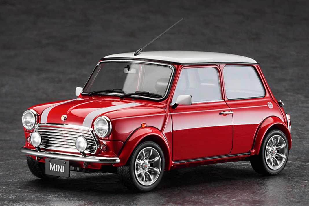 Hasegawa kündigt 1:24-Bausatz des klassischen Mini als 40th Anniversary an