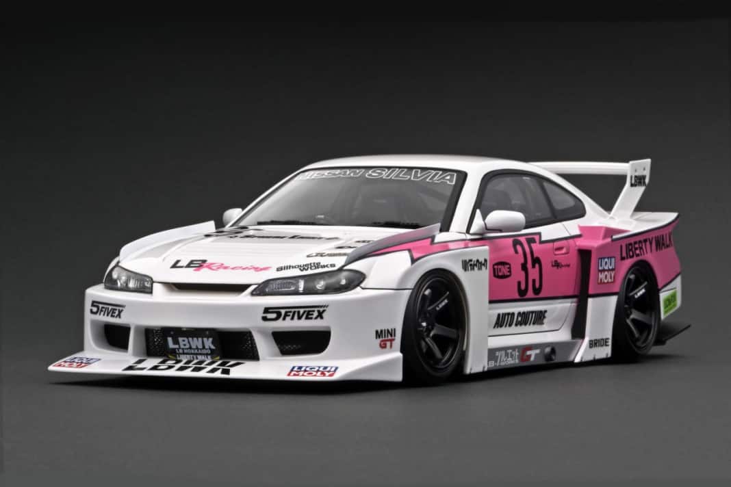 Ignition Model kündigt zwei getunte Nissan Silvia in 1:18 an