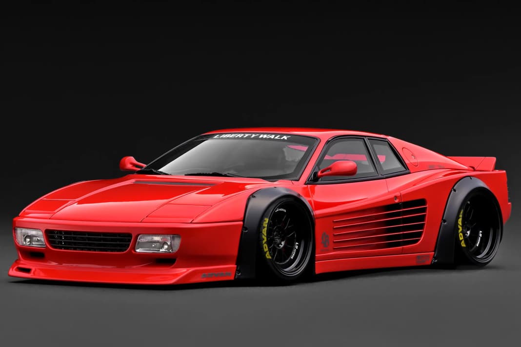 Ignition Model startet Ferrari-512-Armada im LB-Works-Look in 1:18