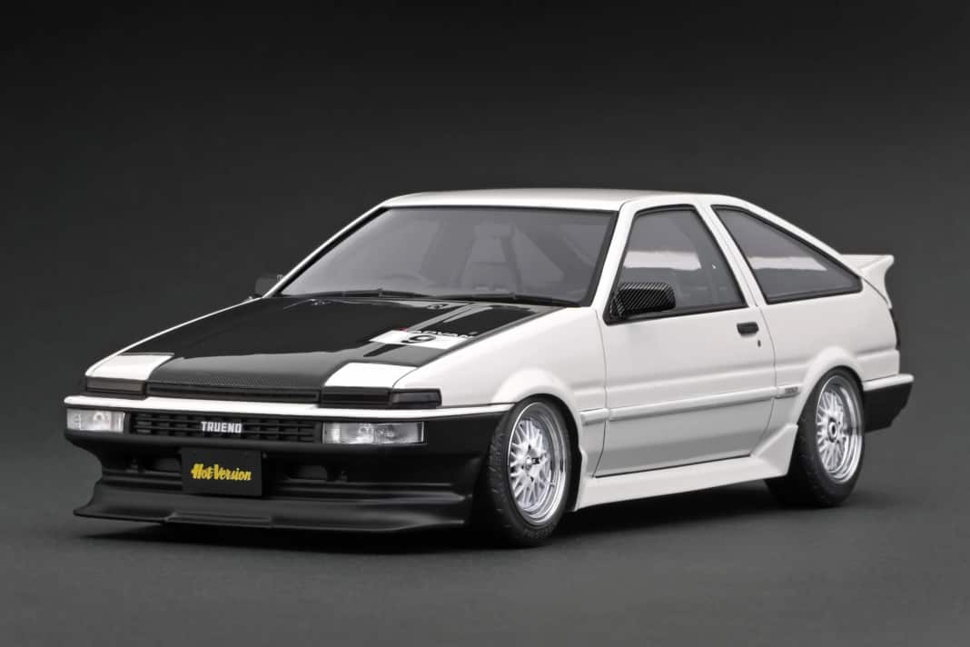 Toyota Trueno von Ignition Models kommt in 1:18 aus Resine