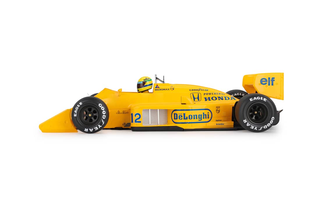 ‘87 Lotus 99T Ayrton Senna von TSM in 1:12 – Monacos Kamel