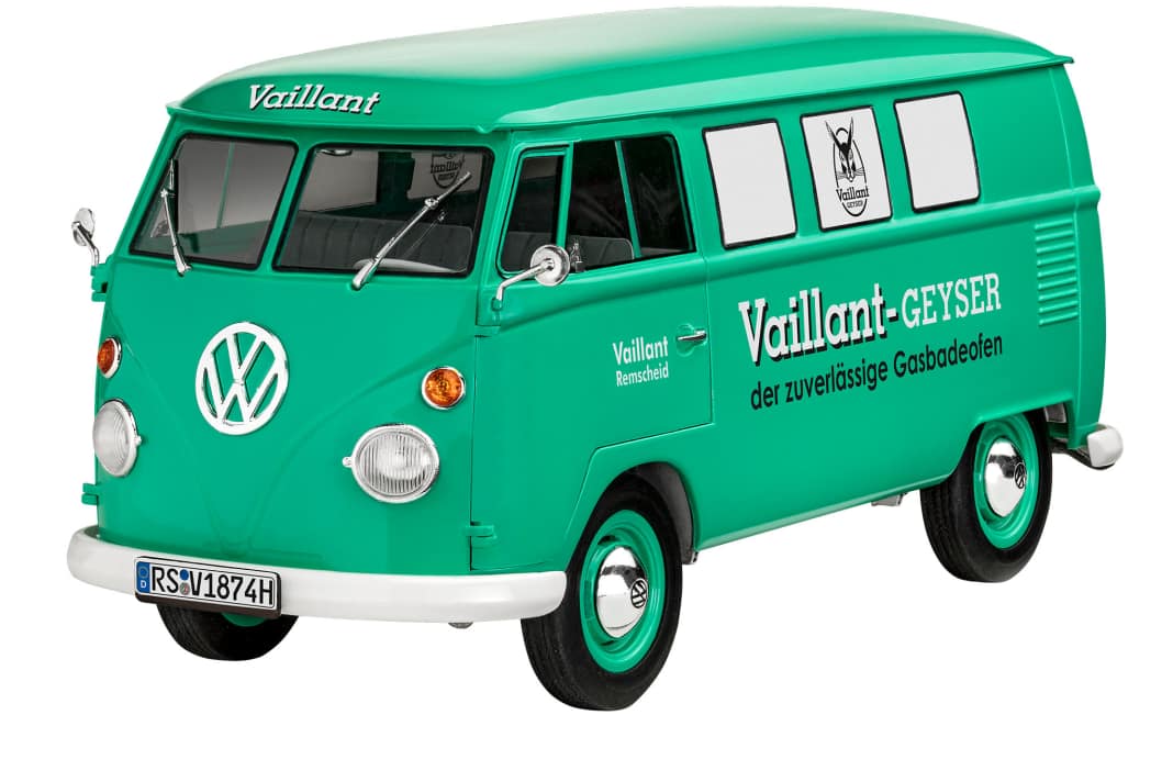Revell heizt den Bulli-Fans mit “Vaillant”-Plastikkit in 1:24 ein