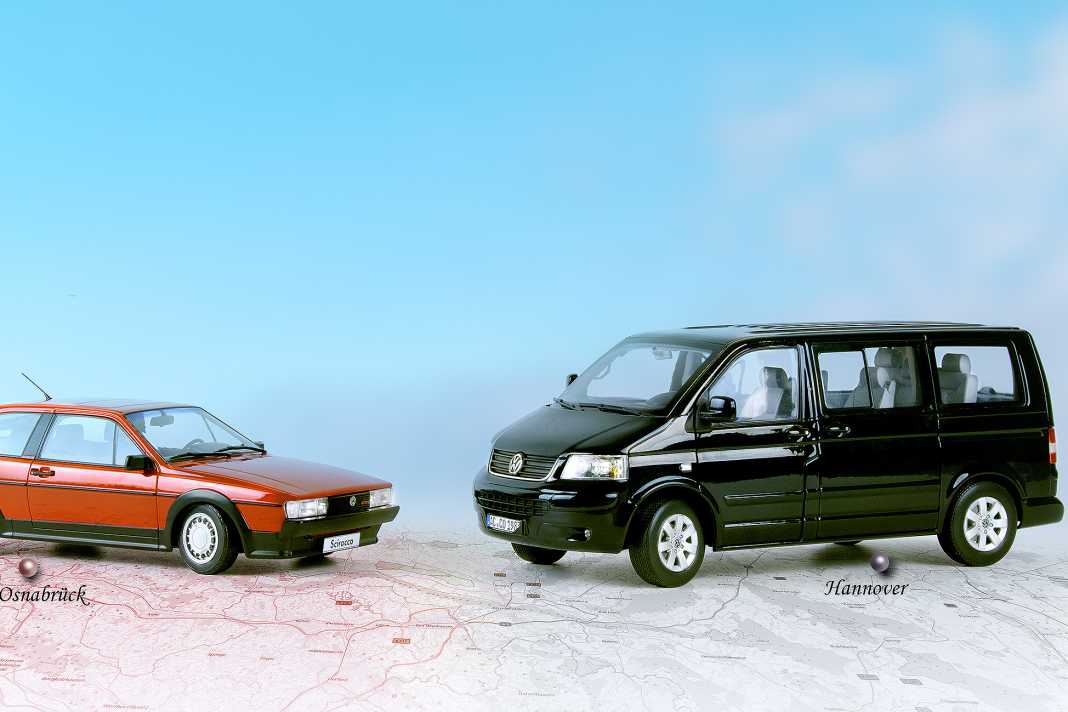 Dieses coole VW-Duo von Norev in 1:18 kommt zunächst exklusiv bei Modelissimo