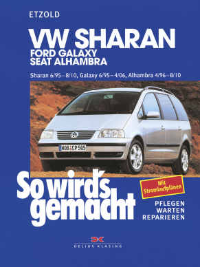 VW Sharan 6/95-8/10, Ford Galaxy 6/95-4/06, Seat Alhambra 4/96-8/10