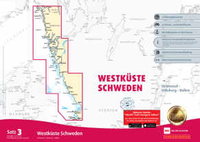 Sportbootkarten Satz 3: Westküste Schweden (Ausgabe 2026/2027)