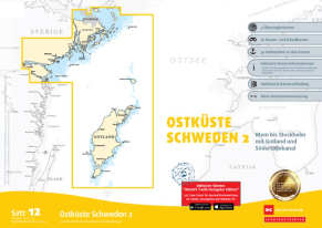 Sportbootkarten Satz 12: Ostküste Schweden 2 (Ausgabe 2026/2027)
