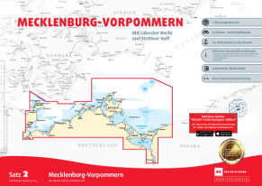 Sportbootkarten Satz 2: Mecklenburg-Vorpommern (Ausgabe 2025)