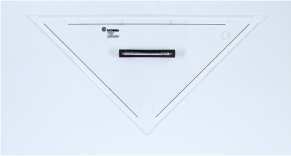 Anlegedreieck von Ecobra (Klein - 25 cm - Hypo)