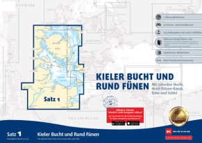 Sportbootkarten Satz 1: Kieler Bucht und Rund Fünen (Ausgabe 2025)