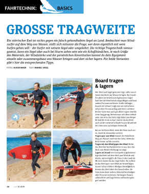 Basics: Material tragen und lagern