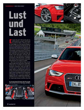 FAHRBERICHT Audi RS4 Avant 450 PS