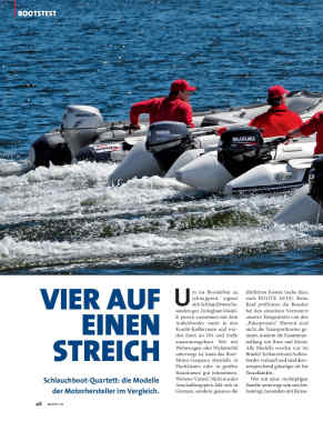 Schlauchboot Quartett