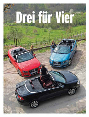 Vergleich: Eos, A3 Cabriolet und A5 Cabriolet