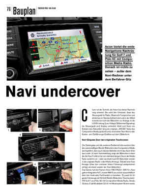 Bauplan: Nachrüst-Navi von Axion