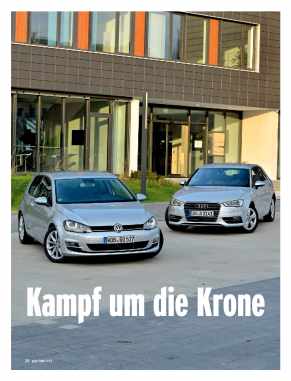 Vergleichstest Golf 2.0 TDI vs. Audi A3 2.0 TDI 150 PS