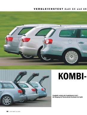 Vergleichstest: Audi A4 und A6 gegen den neuen Passat Variant