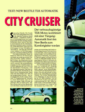Test: New Beetle TDI Automatik