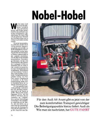 Ladesystem für den A6 Avant