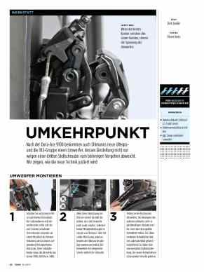 Shimano Umwerfer montieren