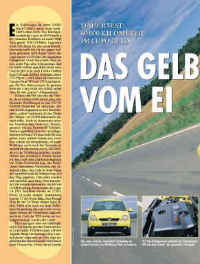 DAUERTEST: 60 000 KILOMETER IM LUPO 1.4 TDI