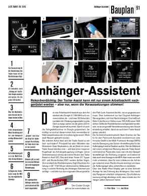 Bauplan: Anhänger-Assistent